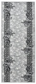 vidaXL Passadeira 100x250 cm polipropileno cinzento