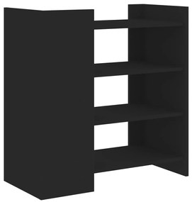 Aparador 73,5x35x75 cm derivados de madeira preto