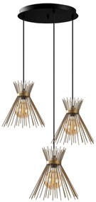 **** Chandelier Kirpi – Dourado – 63 x 63 cm

**