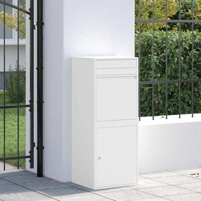Caixa para entrega de pacotes Branco 41 x 38 x 103 cm Aço