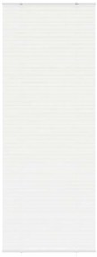 vidaXL Branco Plissada Cega 75x200 cm Largura Tecido 74,4 cm Poliéster