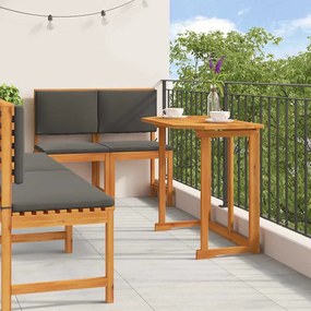 Conjunto de Jantar para o Jardim de 5 Peças com Almofadas em Madeira Sólida de Acácia