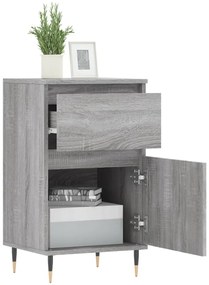 Aparadores 2 pcs 40x35x70 cm derivados madeira cinzento sonoma