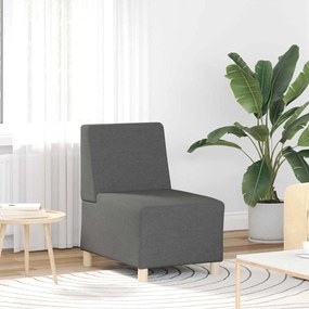 Cadeira de Sofá Cinza Claro 55 cm em Tecido 2 pcs