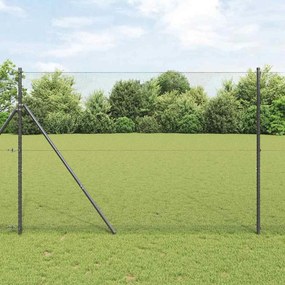 Cerca Hexagonal vidaXL Cinza 1,6x10 m Aço