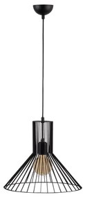 Candeeiro Fellini – Preto – Diâmetro 38 cm, Altura 128 cm