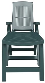 Espreguiçadeira plástico verde