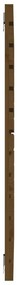 Cabeceira de parede 106x3x91,5 cm pinho maciço castanho-mel