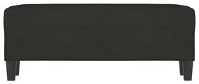 Banco 100x35x41 cm tecido preto