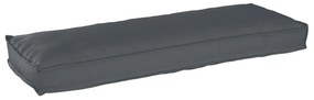 vidaXL Almofada de Palete para Banco Antracite 120x40x8 cm Tecido Oxford