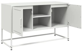 Móvel de TV 100,5x39x60,5 cm aço branco