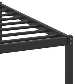 Estrutura de cama sem colchão 183x203 cm carvalho fumado