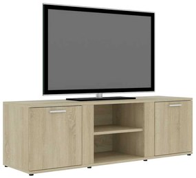 Móvel de TV 120x34x37 cm derivados de madeira carvalho sonoma