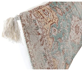 Almofada DKD Home Decor 60 x 10 x 30 cm Bege Azul Árabe Franjas