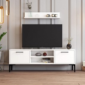 Unidade TV Riga – Branco – 140x48x30 cm
