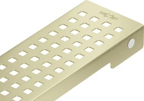 Mexen Flat M08 cobertura para ralo linear 60 cm, dourado escovado - 1A25060