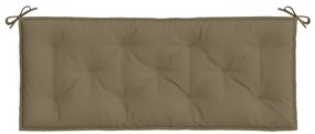 Almofadões banco jardim 2pcs 120x50x7cm mesclado tecido