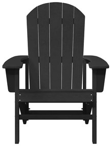 Cadeira Adirondack Preta 74x82x91 cm HDPE