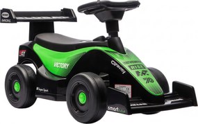 AIYAPLAY Carro portador para crianças F1, veículo de empurrar com volante musical, rodas silenciosas e compartimento, 18-36 meses, verde | Aosom Portugal