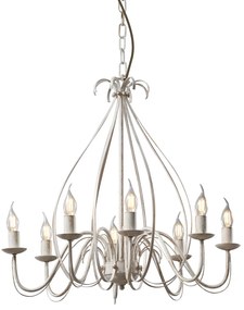 Lustre Clássico Creme 8-Luzes - Giuseppe