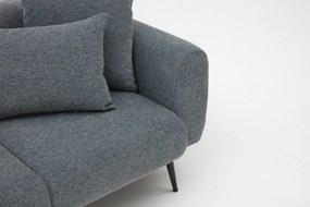Sofá de 2 Lugares Side – Antracite – 171x77x82 cm
