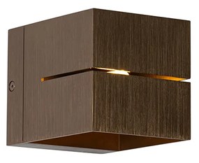 Candeeiro de Parede Inteligente Bronze Escuro 9,7 cm c/ Wi-Fi G9 - Transfer Groove