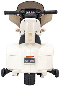 Mota elétrica para crianças 6V, Chopper INDIAN, 3 a 5 anos Branca