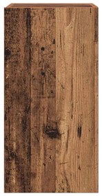 Conjunto de móvel de TV 7 pcs Madeira antiga 30.5 x 30 x 60 cm