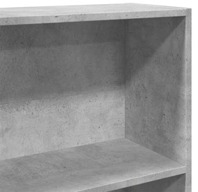 Estante 80x30x189 cm derivados de madeira cinzento