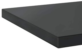 Prateleiras de parede 2 pcs 50x40x3 cm aço inoxidável prateado
