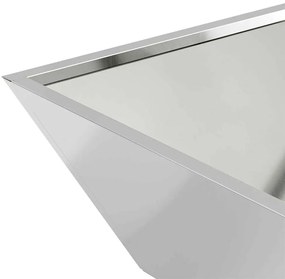 Bowl de Jardim , kit com 5 plantadores de 50x50x15 cm feitos de aço ga