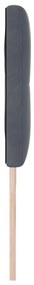 Cabeceira LED Estofada Cinza Escura 180 cm Veludo