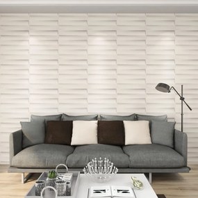 146292 vidaXL Painéis de parede 3D 24 pcs 0,5x0,5 m 6m²