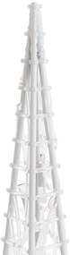 Conj. cones decorativos c/ LEDs azuis acrílico 60/90/120 cm