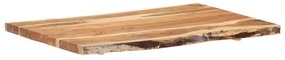 Tampo de mesa 100x(50-60)x3,8 cm madeira de acácia maciça