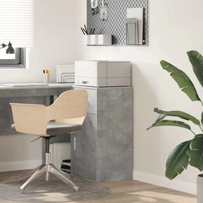 vidaXL Buffet com gaveta Cinzento 38 x 34 x 75 cm