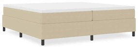 Cama Box Spring vidaXL Verde Claro Cinza 200x200 cm Tecido de Cotelê