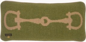 Almofada reversível em lã com padrão em jacquard Retro