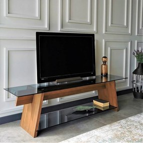 Móvel TV TV201 – Walnut Black – 158 cm