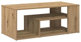 Mesa de centro em carvalho artesanal 100x50x40 cm