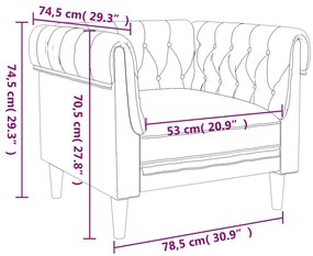 Sofá chesterfield tecido preto