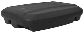 Suporte para guarda-sol de exterior preto