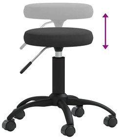 Banco de massagens veludo preto