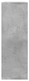 Prateleiras parede 104x20x58,5cm contraplacado cinzento cimento