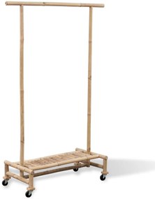 Suporte para roupa bambu