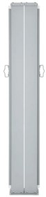 Toldo lateral retrátil 170x600 cm vermelho