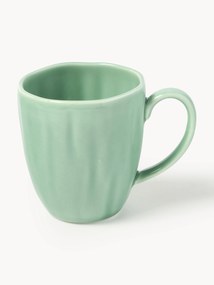Canecas de porcelana com relevo Sali, conjunto de 4