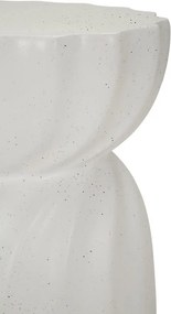 MESA DE APOIO TWISTY Ø 36X47,5 CM CREME