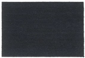 vidaXL Tapete de porta 60x90 cm fibra de coco tufada cinzento escuro