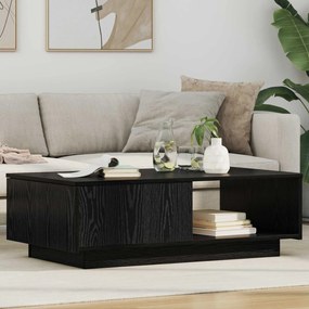 vidaXL Mesa de centro com gaveta Carvalho Preto 95 x 55 x 31 cm